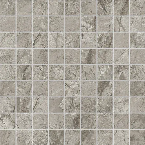 Мозаика Керамогранит MERAVIGLIA Silver Majestic Mosaico Matt