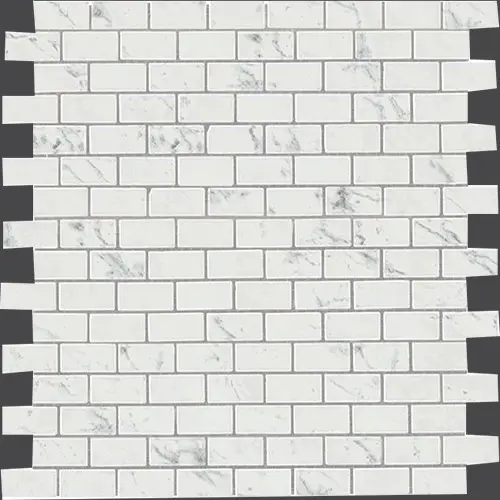 Плитка мозаика Marvel Carrara P. Mosaico Lapp. Burattato (29.8x29.8)