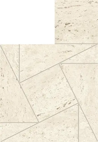 Мозаика Marvel MARVEL TRAVERTINE White Mosaico Tessellation