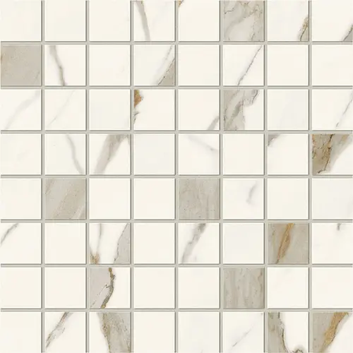 Мозаика Керамогранит ATLAS CONCORDE MARVEL X Calacatta Sublime Mosaico Matt