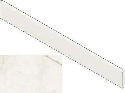 Погонный метр Atlas Concorde Forte Dei Marmi Quark Sahara Blanc Battiscopa 7.2x60 Cer