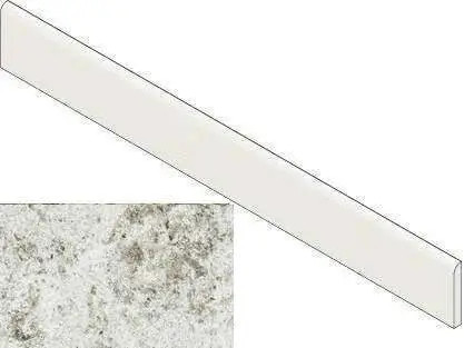 Погонный метр Atlas Concorde Forte Dei Marmi Quark Brazilian White Battiscopa 7.2x80