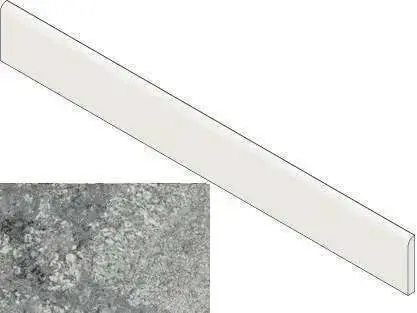 Погонный метр Atlas Concorde Forte Dei Marmi Quark Persian Grey Battiscopa 7.2x80