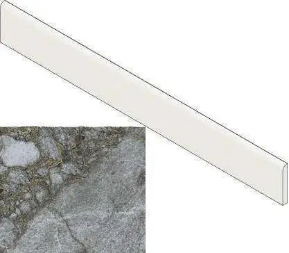 Погонный метр Atlas Concorde Forte Dei Marmi Quark Ceppo Apuano Quartz Battiscopa 7.2x80