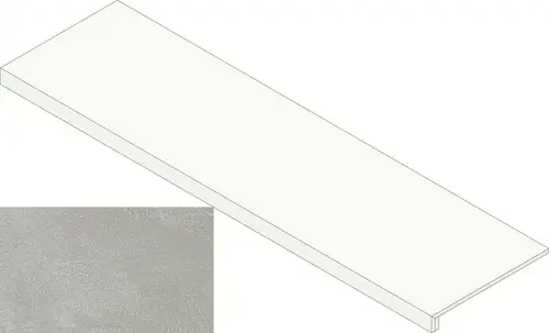 Керамогранит Ступень Atlas Concorde Rinascente Resin Pearl Scalino Frontale 33x80