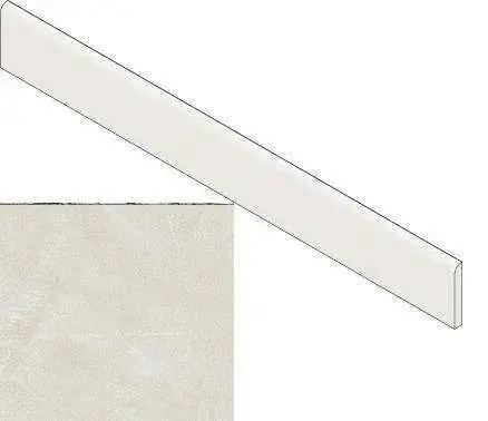 Погонный метр Atlas Concorde Rinascente Resin White Battiscopa 7.2x80