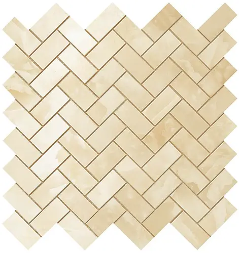 Atlas Concorde Supernova Onyx Honey Amber Herringbone Mosaic 30,5x30,5