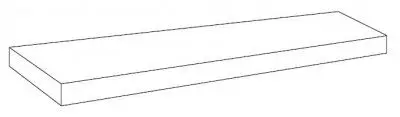 Ступень угловая Wine Oak Champagne Scal.Ang.Sx 33x160 керамогранит матовая