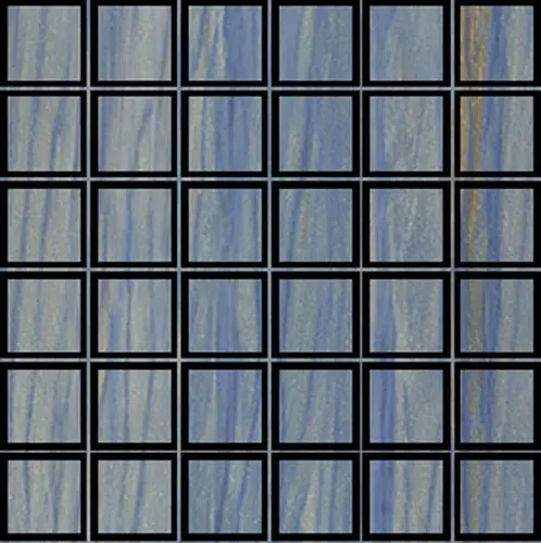 Мозаика Mosaico Azul Macauba 6mm Rett 5х5 (87192) 30х30