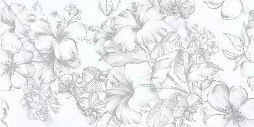 Плитка Carrara Flowers 31.5х63