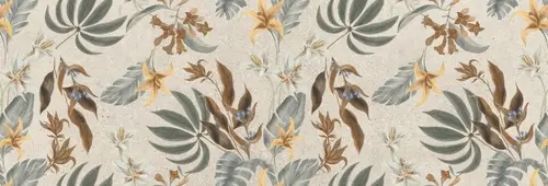 Декоративный элемент Asphalt Tropical Off White 40x120 матовый