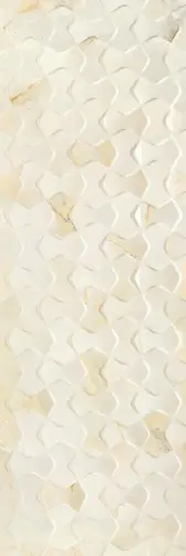 Настенная плитка Quios Bowtie Cream Rect 40x120 глянцевая