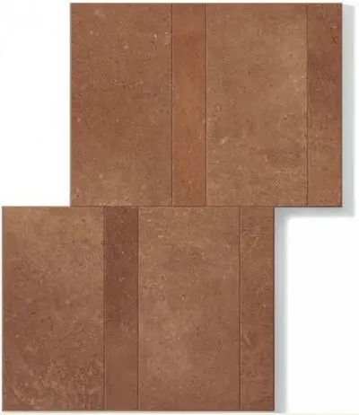 SENSI TERRE MATTONE MIX TAVELLA+LISTELLO 30х40