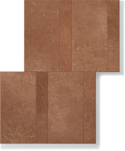SENSI TERRE MATTONE NATURALE TAVELLA+LISTELLO 30х40