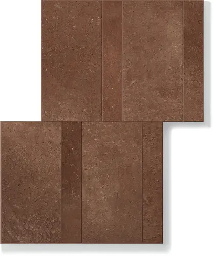 SENSI TERRE AMARANTO NATURALE TAVELLA+LISTELLO 30х40