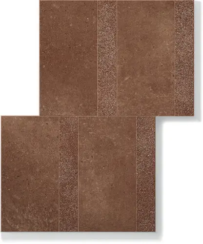 SENSI TERRE AMARANTO MIX TAVELLA+LISTELLO 30х40