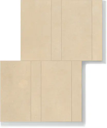SENSI TERRE COTONE MIX TAVELLA+LISTELLO 30х40