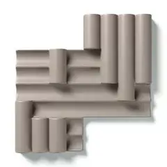 Керамогранит 760356 Rilievi 01 Tortora 50mm 36х35