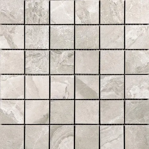 Ceracasa Mosaico Dolomite Cinder Plata (5x5) 30x30
