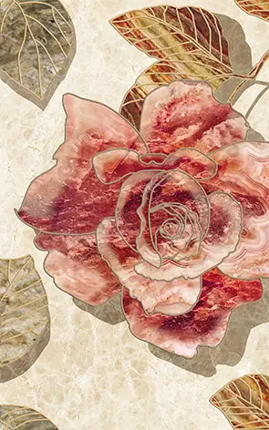 Illyria flowers-1 Декор 25x40