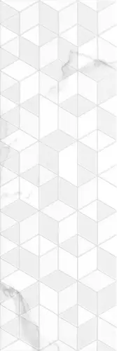 Декор Calacatta Geo Decor Rett 25x75 глянцевый керамический
