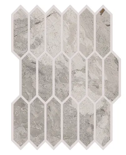 Мозаика Mosaico Losanga Grey Matt 97437, 30х38