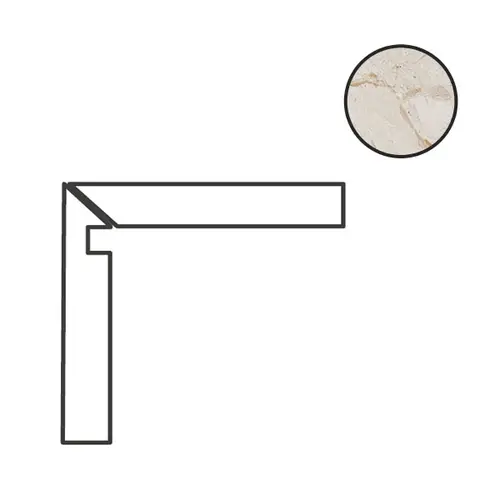Спецэлементы Battiscala Sx Ivory Levigato 97473, 4,8х120