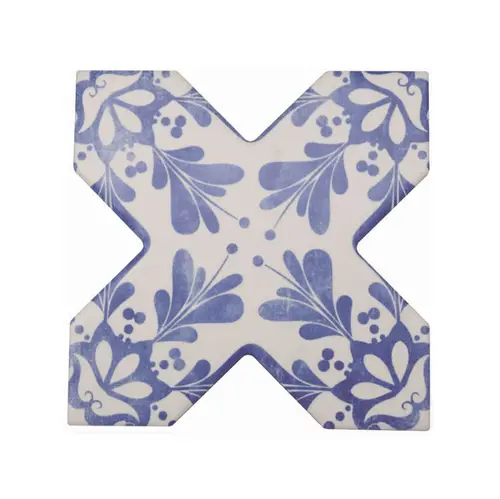 Cevica Becolors Cross DEC. Stencil Electric Blue 13,2x13,2