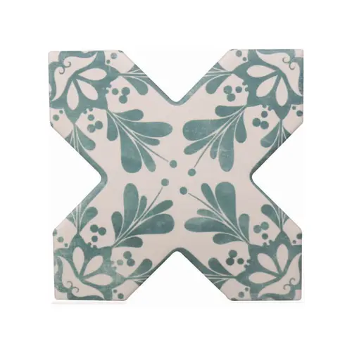 Cevica Becolors Cross DEC. Stencil Lagoon 13,2x13,2