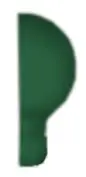Cevica Plus Corner Torelo Esmeralda (Craquele) 3x5