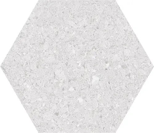 Vesta White Hex универсальный керамогранит 25x22