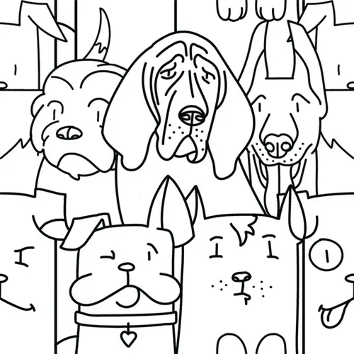 Керамогранит Codicer Oh My Dog White 25x25