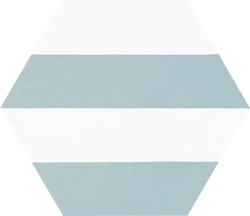 Керамогранит Hex. Porto Capri Aqua 22x25 матовый