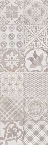 Creto Porto Vetro Grey W\DEC M NR Glossy 1 25x75