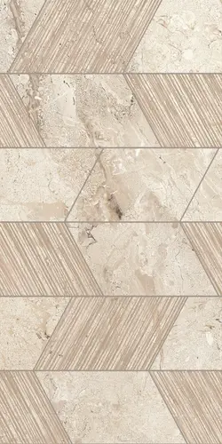 Керамическая плитка Creto Вставка Sandy Chevron 1 30х60