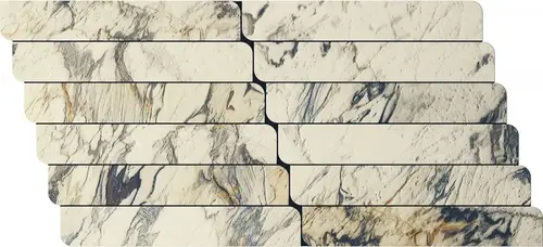 Декор G8ME07MU Marble Edition Hme 7 Breccia Capraia Muretto 30х60 бежевый / серый матовый под мрамор / кирпич