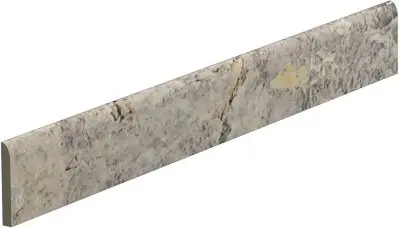 Плинтус G0ME05R60 Marble Edition Hme 5 Invisible Gray Bts 7,5х60 Rett. Hard серый матовый под мрамор