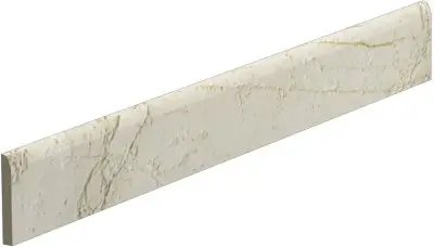 Плинтус G0ME10R60 Marble Edition Hme 10 Van Gogh White Bts 7,5х60 Rett. Hard белый матовый под мрамор