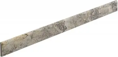 Плинтус G0ME05R12 Marble Edition Hme 5 Invisible Gray Bts 7х120 Rett. Hard серый матовый под мрамор