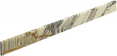 Плинтус G0ME07R12 Marble Edition Hme 7 Breccia Capraia Bts 7х120 Rett. Hard бежевый / серый матовый под мрамор