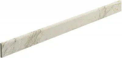 Плинтус G0ME10R12 Marble Edition Hme 10 Van Gogh White Bts 7х120 Rett. Hard белый матовый под мрамор