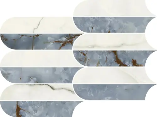 Papillon Onice Azzurro Onice Mosaico 30х30