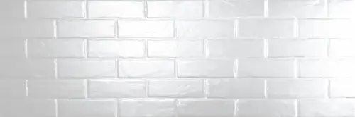 Delacora Blur Brick White Gloss 25x75