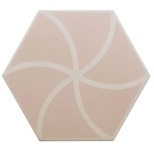 Керамогранит DNA FANCY Waves Pink 20х23