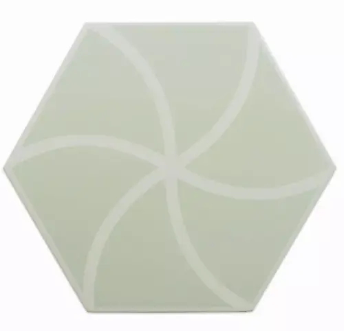Керамогранит DNA FANCY Waves Mint 20х23