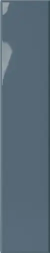 Настенная плитка Plinto Blue Gloss 10.7х54.2 глянцевая керамическая