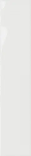Настенная плитка Plinto White Gloss 10.7х54.2 глянцевая керамическая