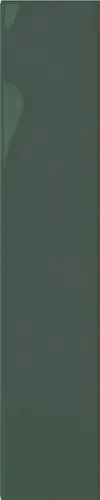 Настенная плитка Plinto Green Gloss 10.7х54.2 глянцевая керамическая