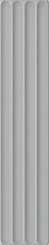 Настенная плитка Plinto In Grey Matt 10.7х54.2 матовая, рельефная (структурированная) керамическая