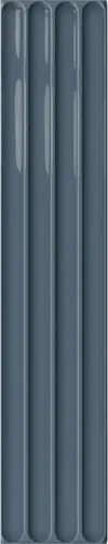 Настенная плитка Plinto In Blue Gloss 10.7х54.2 глянцевая, рельефная (структурированная) керамическая